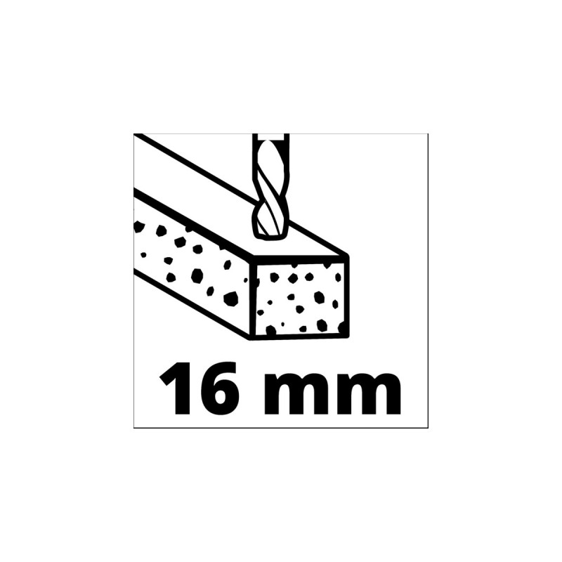 Einhell Schlagbohrmaschinen-Set TC-ID 1000 E Kit(rot/schwarz, 1.010 Watt, Werkzeugtasche, 16-teiliges Bohrer-Set)