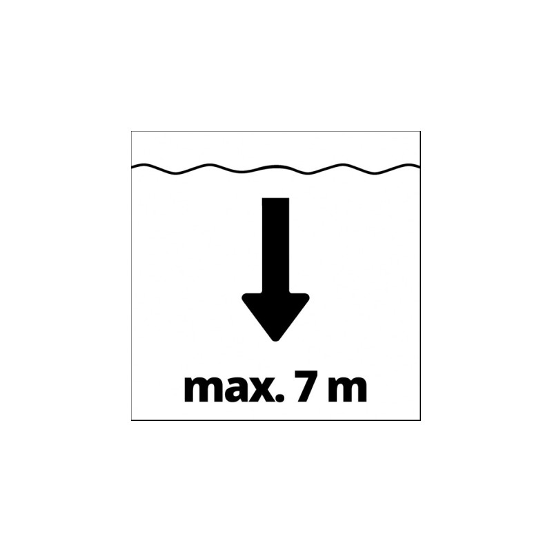 Einhell Schmutzwasserpumpe GC-DP 3325, Tauch- / Druckpumpe(rot/schwarz, 330 Watt)