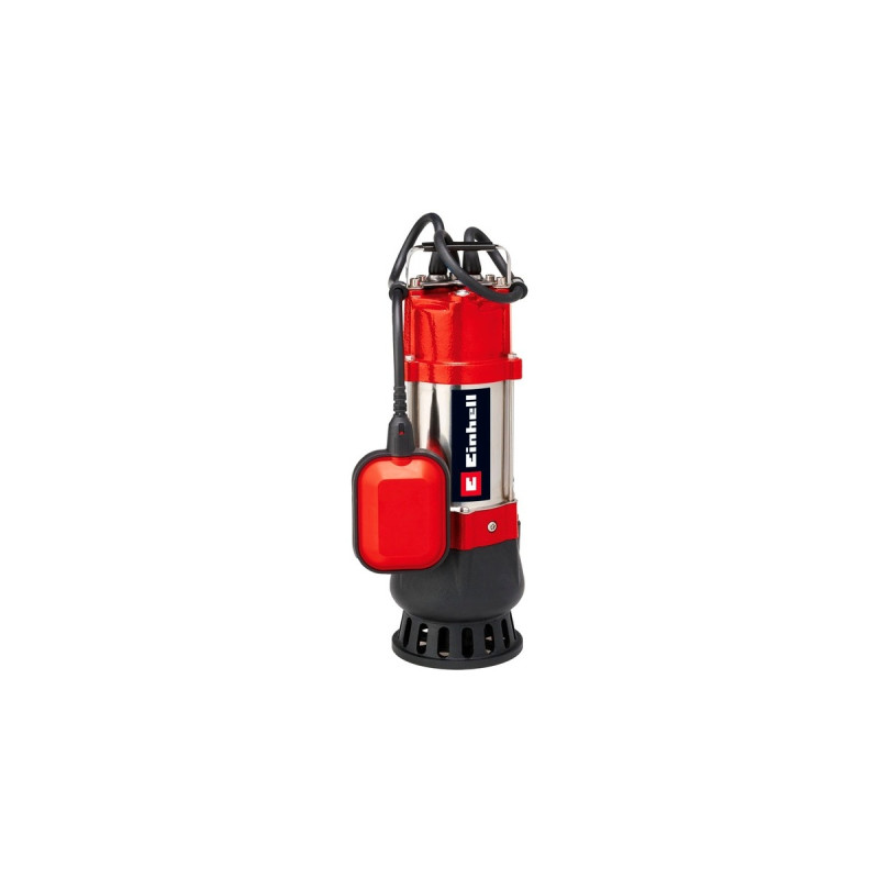 Einhell Schmutzwasserpumpe GC-DP 5010 G, Tauch- / Druckpumpe(rot/edelstahl, 500 Watt)