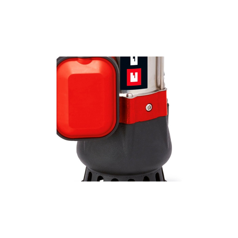 Einhell Schmutzwasserpumpe GC-DP 5010 G, Tauch- / Druckpumpe(rot/edelstahl, 500 Watt)