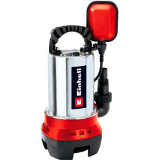 Einhell Schmutzwasserpumpe GC-DP 6315 N, Tauch- / Druckpumpe(rot/edelstahl, 630 Watt)