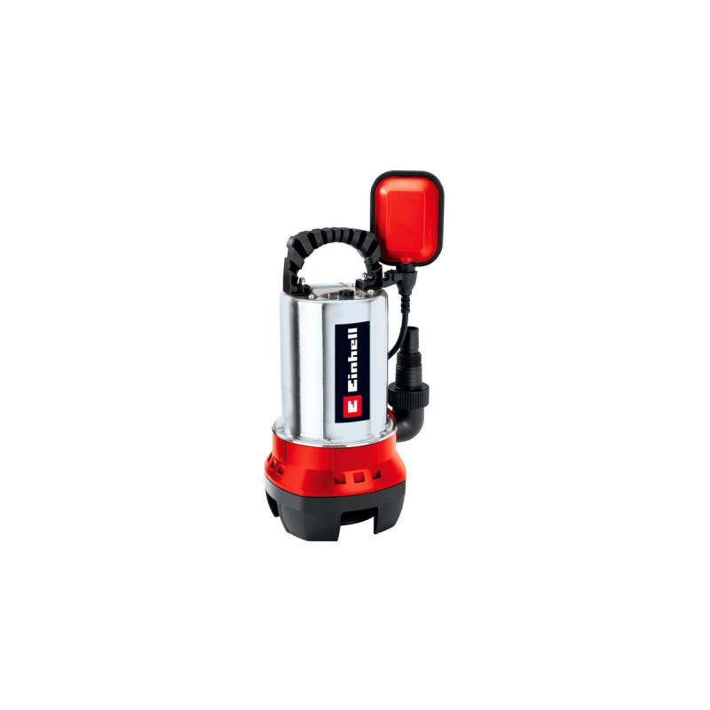 Einhell Schmutzwasserpumpe GC-DP 6315 N, Tauch- / Druckpumpe(rot/edelstahl, 630 Watt)