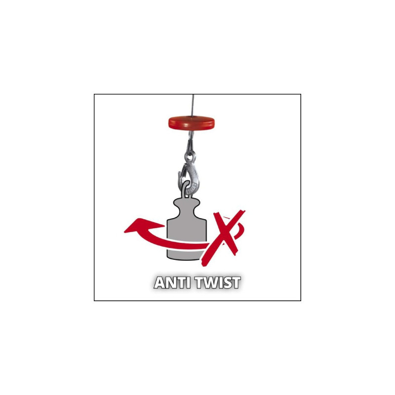 Einhell Seilhebezug TC-EH 250, Seilwinde(rot, 450 Watt)