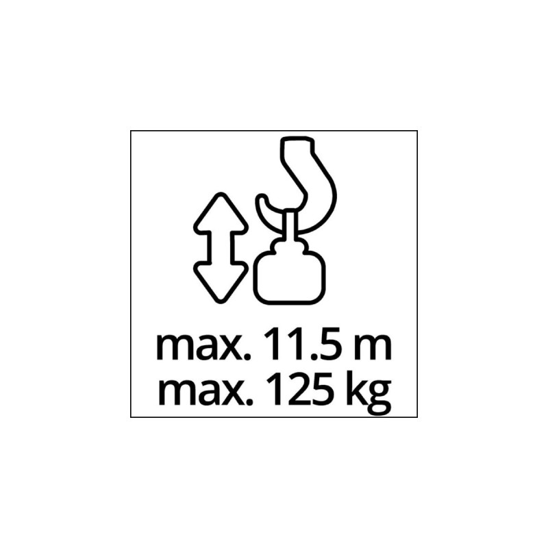 Einhell Seilhebezug TC-EH 250, Seilwinde(rot, 450 Watt)