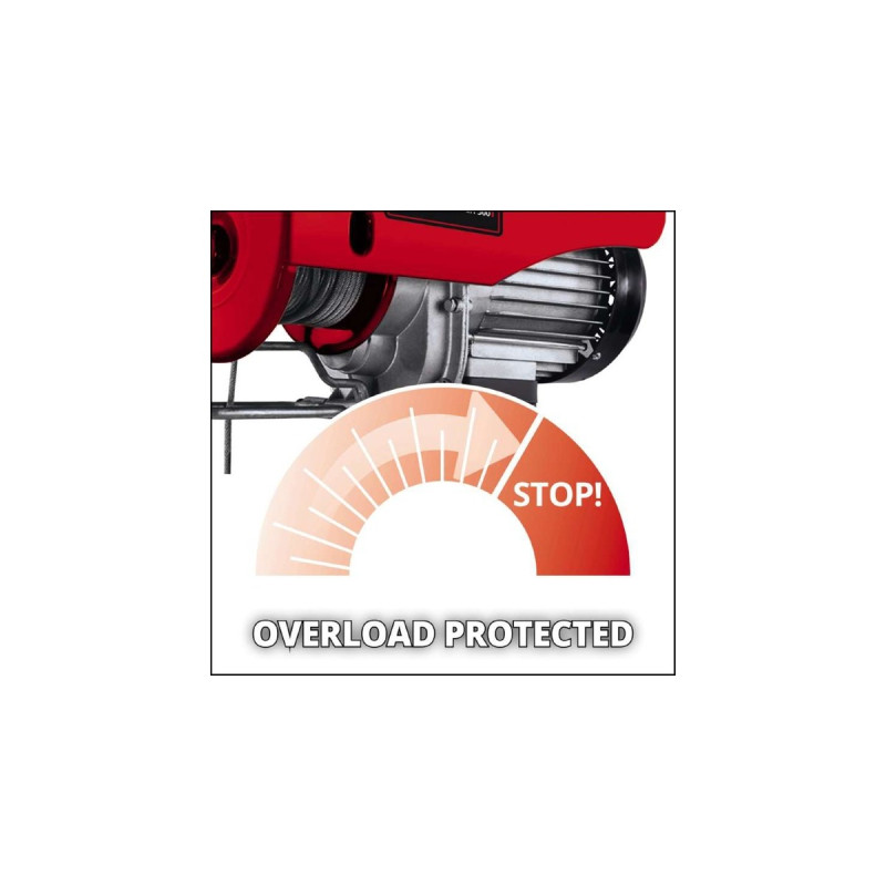 Einhell Seilhebezug TC-EH 500, Seilwinde(rot, 800 Watt)