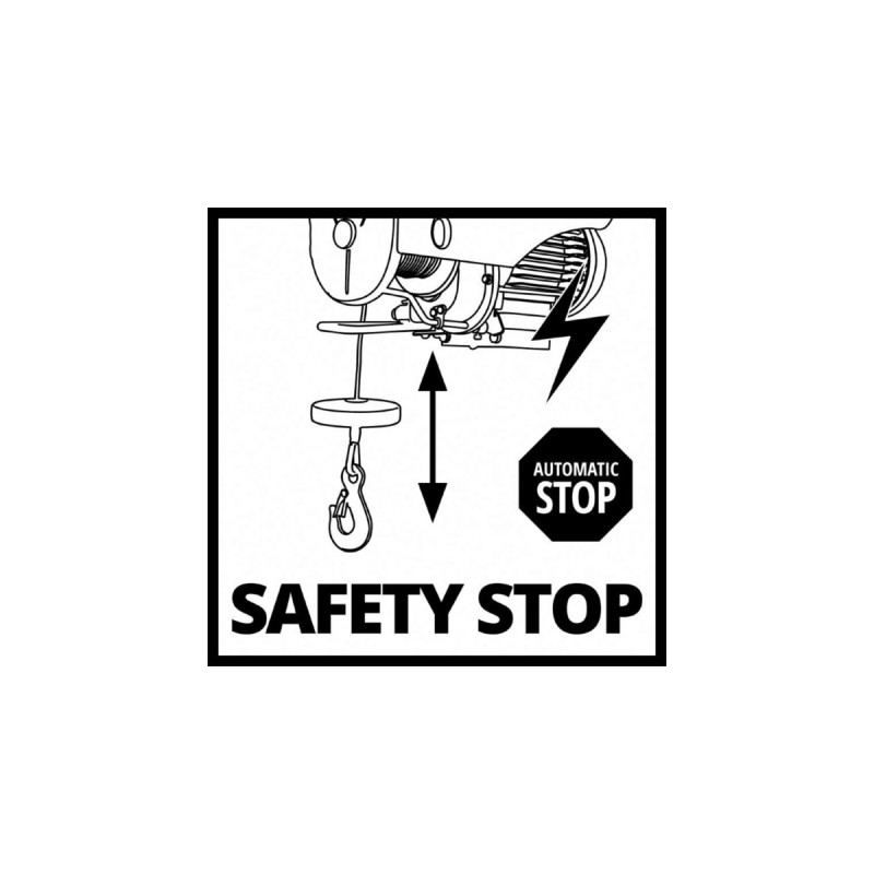 Einhell Seilhebezug TC-EH 500, Seilwinde(rot, 800 Watt)