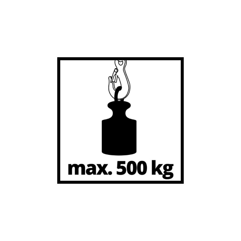 Einhell Seilhebezug TC-EH 500, Seilwinde(rot, 800 Watt)