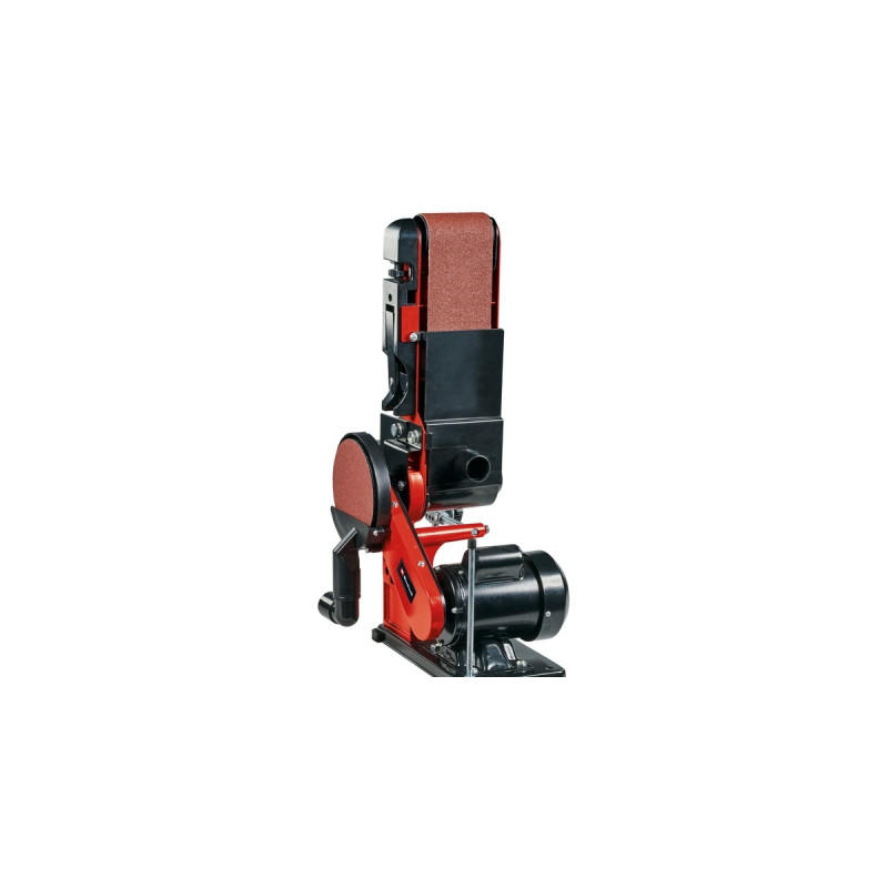 Einhell Stand-Band-Tellerschleifer TC-US 380, Bandschleifer(rot/schwarz, 300 Watt)