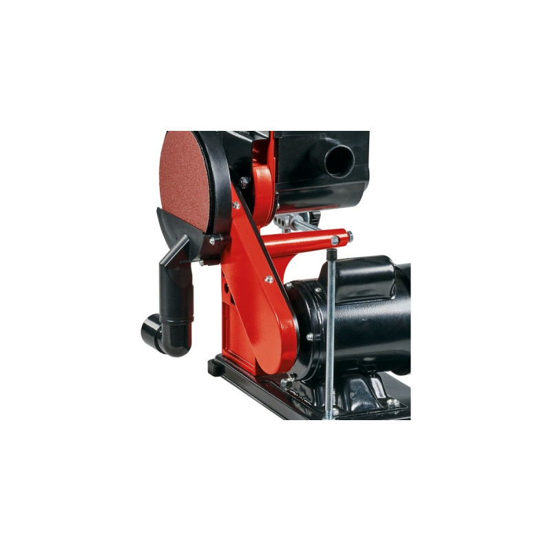 Einhell Stand-Band-Tellerschleifer TC-US 380, Bandschleifer(rot/schwarz, 300 Watt)