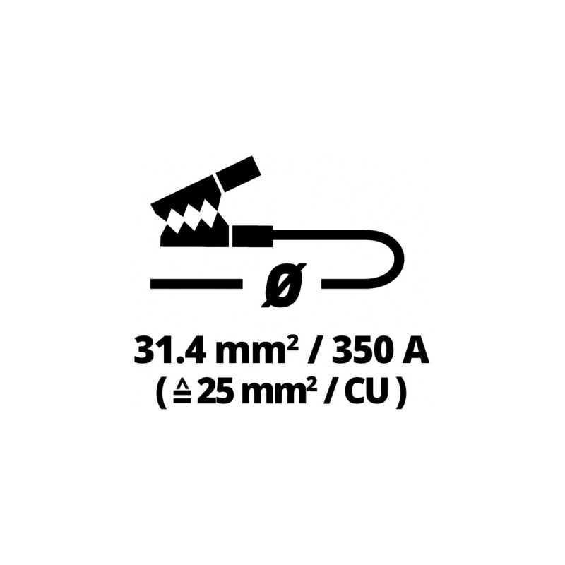 Einhell Starthilfekabel BT-BO 25/1 A LED SP(schwarz/rot, mit Tragetasche)
