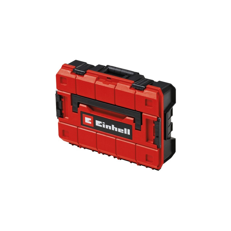 Einhell Systemkoffer E-Case S-F foam, Werkzeugkiste(schwarz/rot, mit 2 Schaumstoffeinlagen)