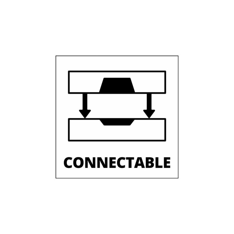 Einhell Systemkoffer E-Case S-F foam, Werkzeugkiste(schwarz/rot, mit 2 Schaumstoffeinlagen)