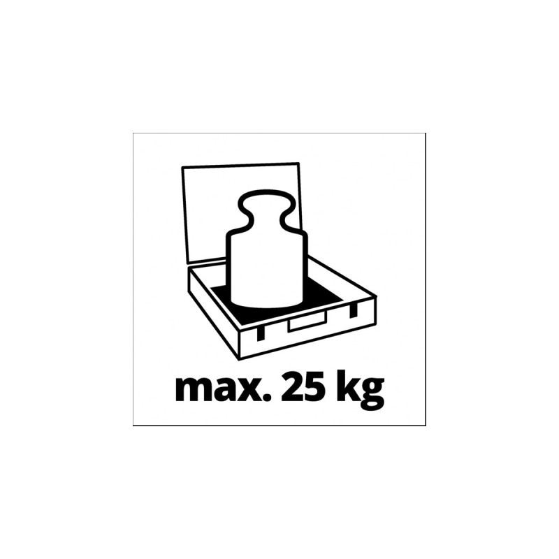 Einhell Systemkoffer E-Case S-F foam, Werkzeugkiste(schwarz/rot, mit 2 Schaumstoffeinlagen)