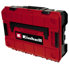 Einhell Systemkoffer E-Case S-F incl. grid foam, Werkzeugkiste(schwarz/rot, mit Rasterschaumstoffeinlage)