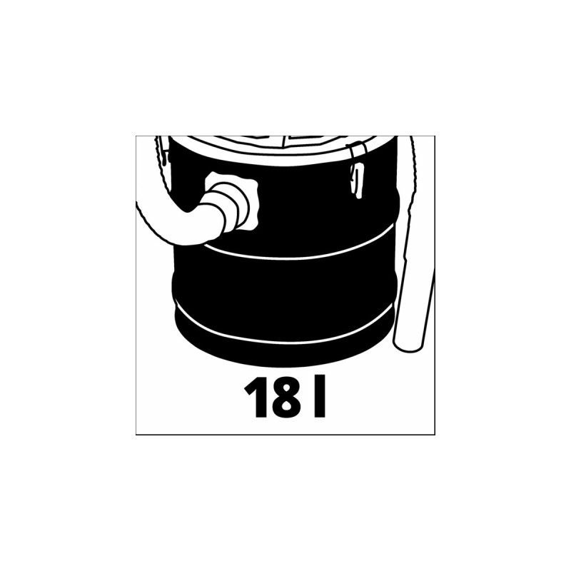 Einhell TC-AV 1718 D, Aschesauger(rot/schwarz)