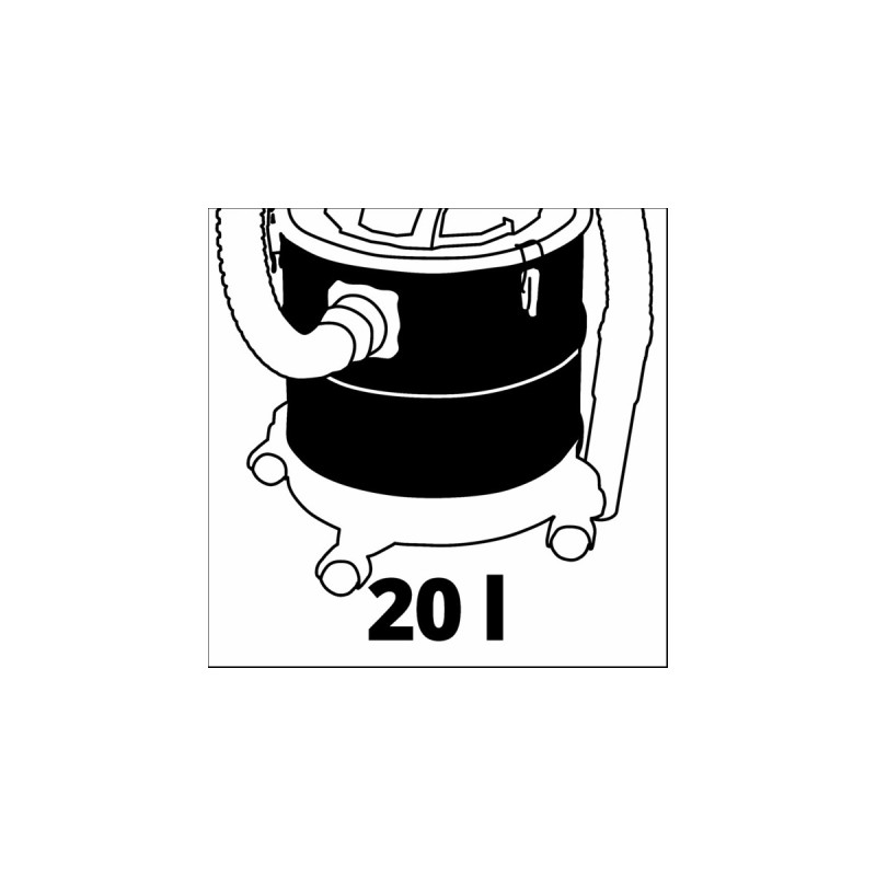 Einhell TC-AV 1720 DW, Aschesauger(rot/schwarz)