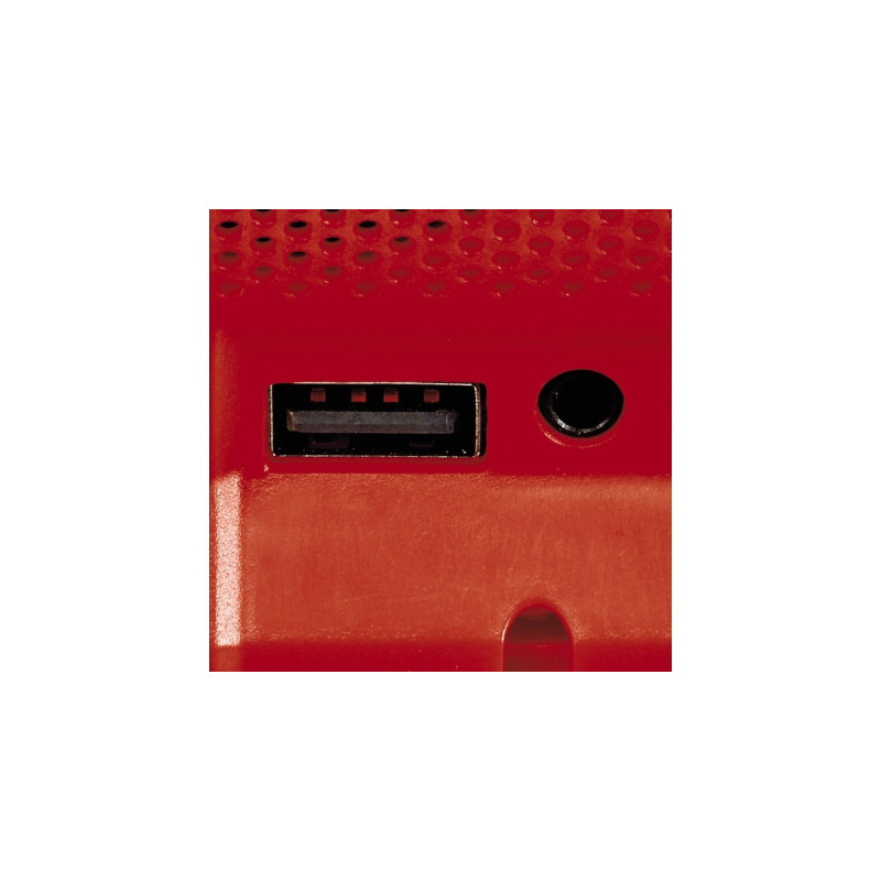 Einhell TC-SR 18 Li BT, Lautsprecher(rot, Bluetooth, AUX, USB)