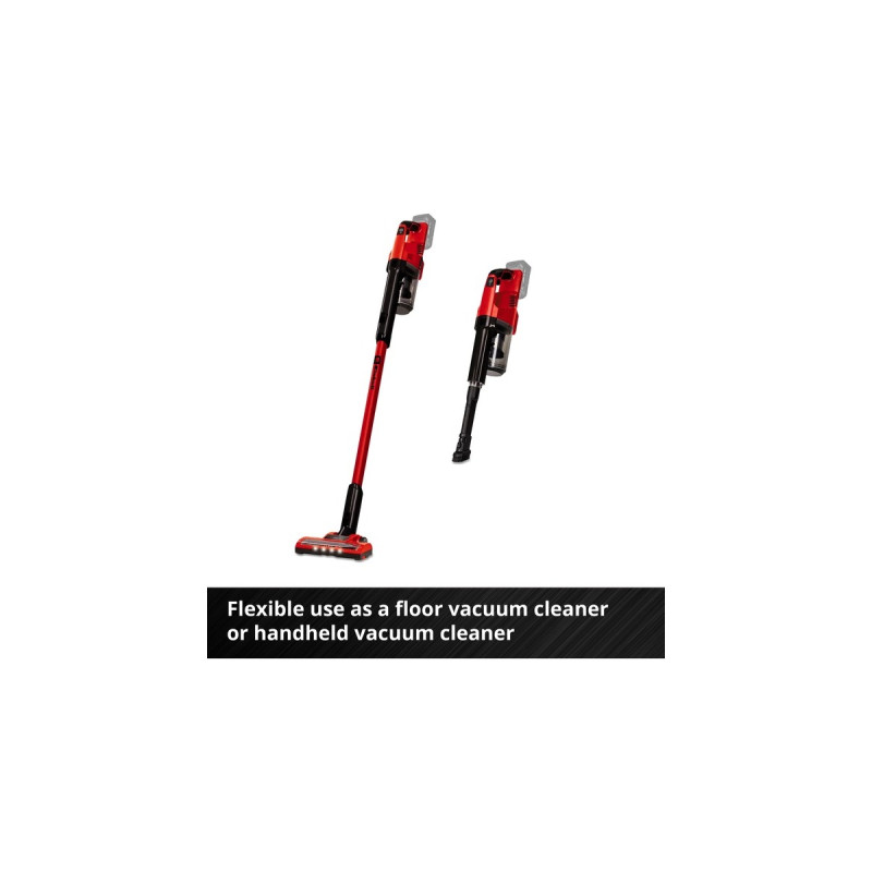Einhell TE-SV 18 Li-Solo, Stielstaubsauger(rot/schwarz, ohne Akku und Ladesgerät)