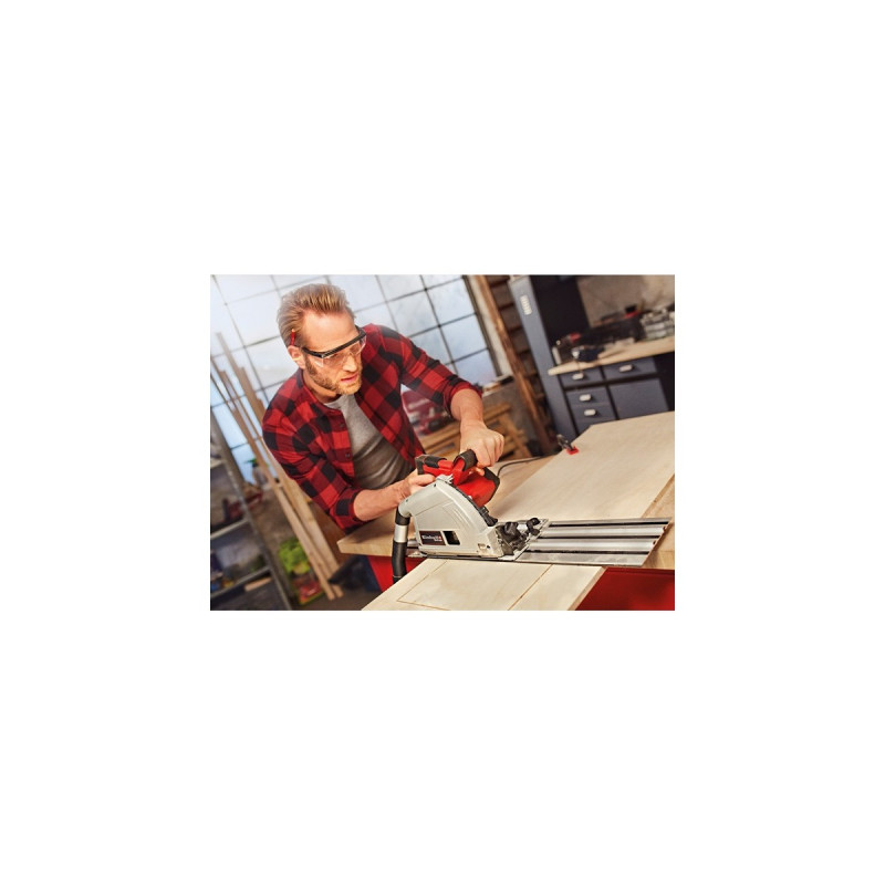 Einhell Tauchsäge TE-PS 165, Handkreissäge(rot/schwarz, 1.200 Watt)