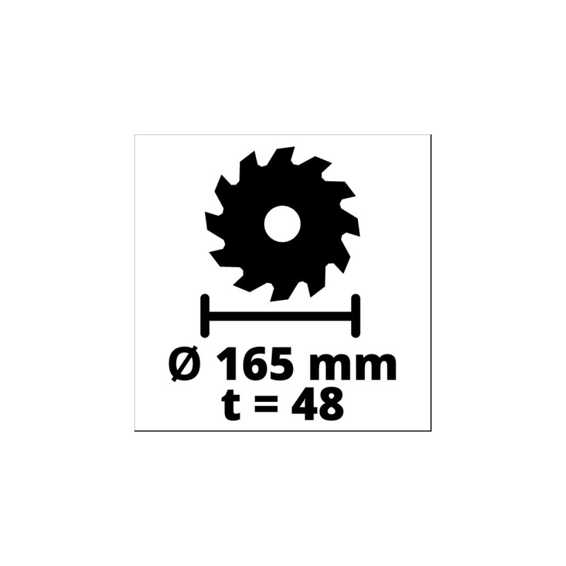 Einhell Tauchsäge TE-PS 165, Handkreissäge(rot/schwarz, 1.200 Watt)