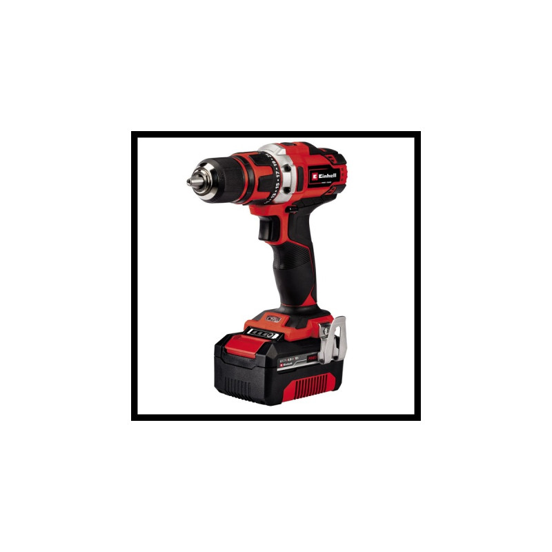 Einhell Werkzeug-Set TE-TK 18/2 Li Kit(rot/schwarz, Akku-Bohrschrauber und Akku-Winkelschleifer, Li-Ion-Akku 4,0Ah)