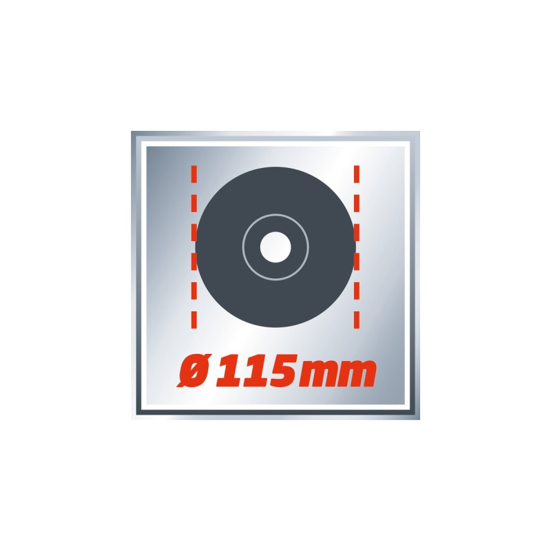 Einhell Winkelschleifer TC-AG 115(rot/schwarz, 500 Watt)