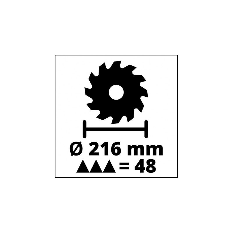 Einhell Zug-Kapp-und Gehrungssäge TC-SM 216(rot/schwarz, 1.500 Watt)
