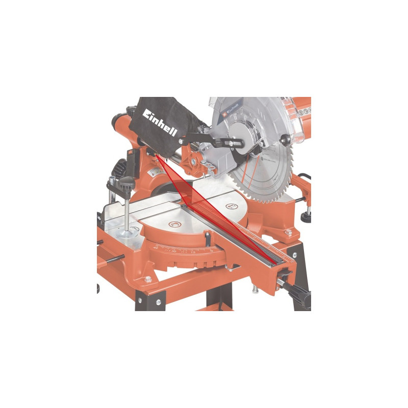 Einhell Zug-Kapp-und Gehrungssäge TC-SM 2531/2 U(rot/schwarz, 1.900 Watt)