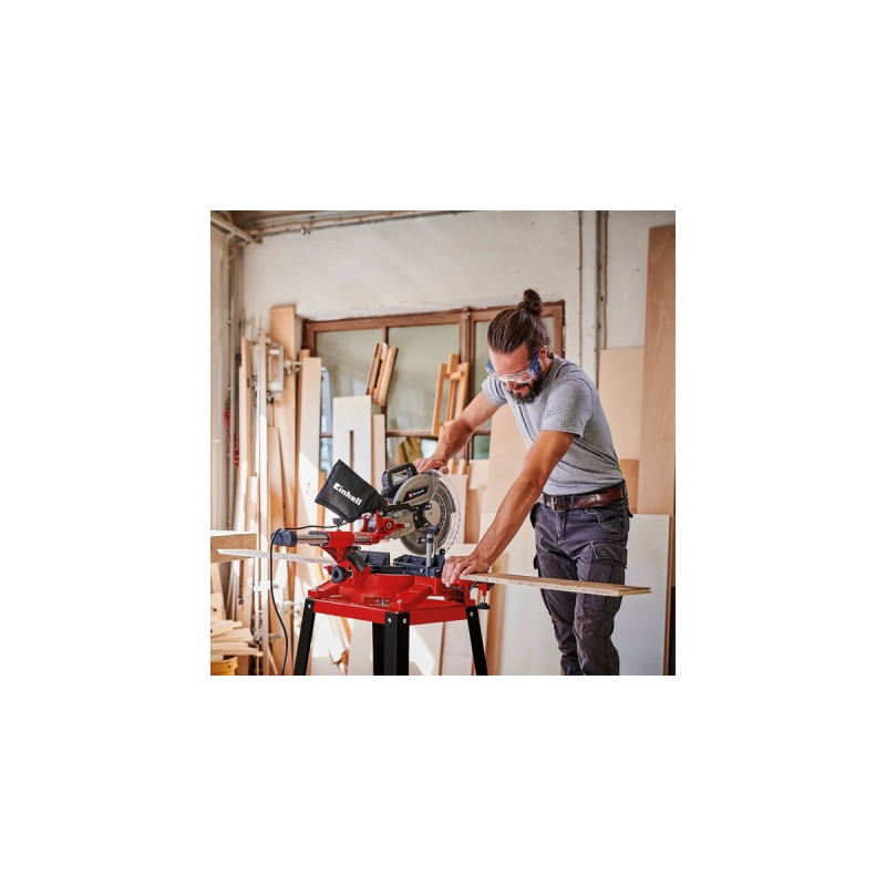 Einhell Zug-Kapp-und Gehrungssäge TC-SM 2531/2 U(rot/schwarz, 1.900 Watt)