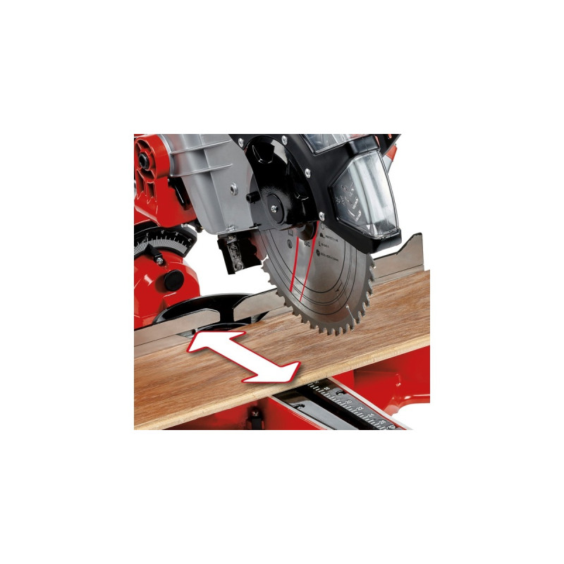 Einhell Zug-Kapp-und Gehrungssäge TC-SM 2534/1 Dual(rot/schwarz, 2.100 Watt)