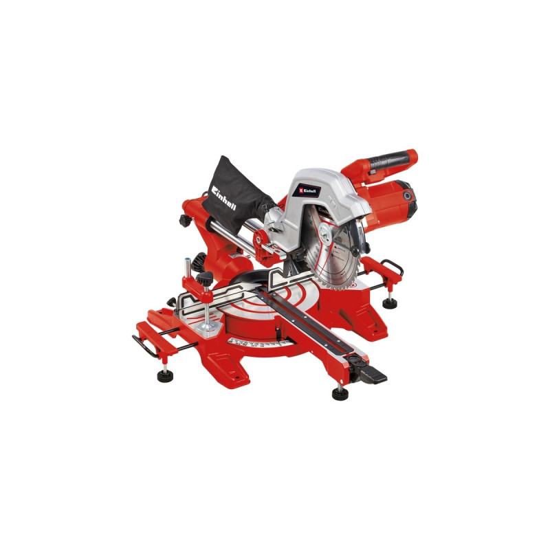 Einhell Zug-Kapp-und Gehrungssäge TC-SM 254(rot/schwarz, 1.800 Watt)