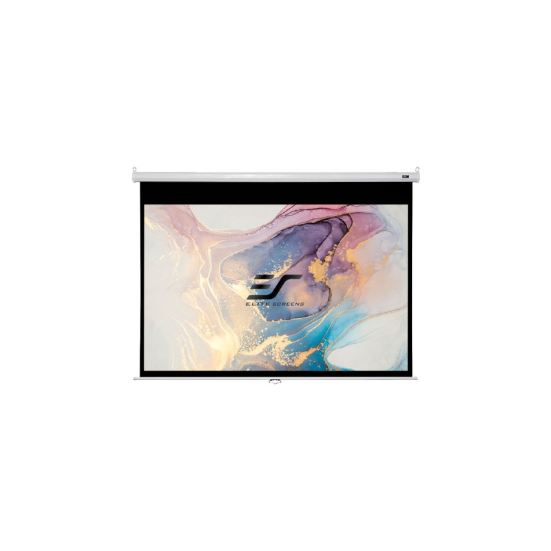 EliteScreens Manual Rollo, Rolloleinwand(weiß, 119