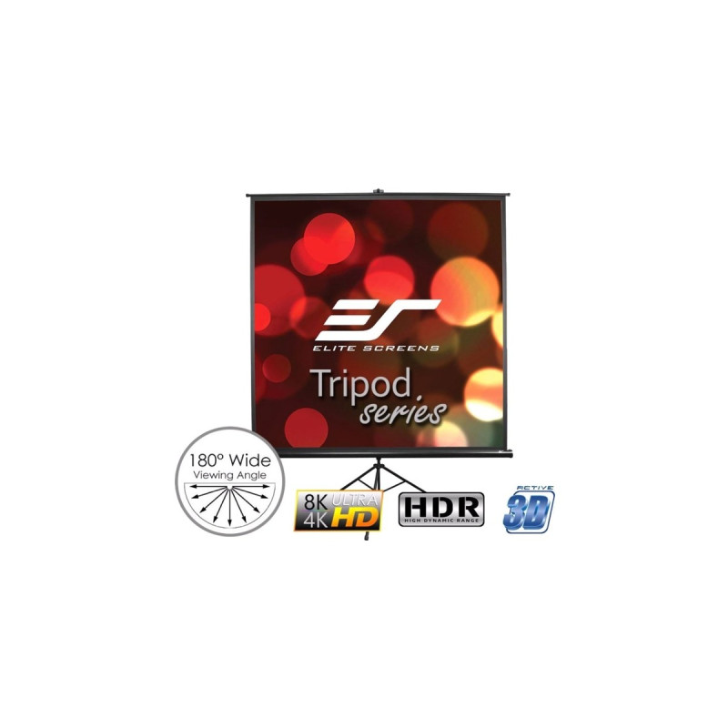 EliteScreens Tripod, Stativleinwand(schwarz, 136