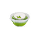 Emsa BASIC Falt-Salatschleuder, Schüssel(grün/transparent)