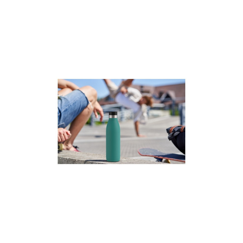 Emsa BLUDROP Color Isoliertrinkflasche 0,7 Liter, Thermosflasche(petrol, Edelstahl)