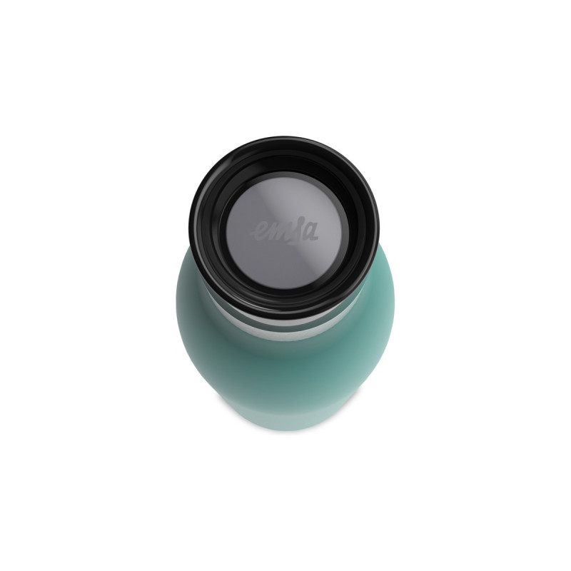 Emsa BLUDROP Color Isoliertrinkflasche 0,7 Liter, Thermosflasche(petrol, Edelstahl)