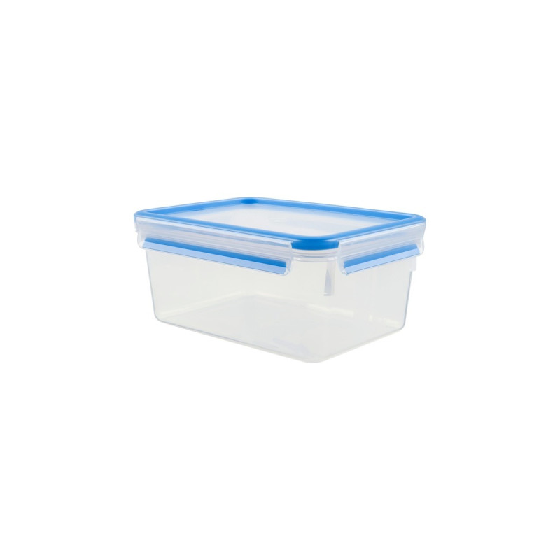 Emsa CLIP & CLOSE Frischhaltedose(transparent/blau, 2,3Liter, Großformat)