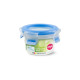 Emsa CLIP & CLOSE Frischhaltedose 0,15 Liter(transparent/blau, rund, Ø 9,2cm)
