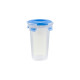 Emsa CLIP & CLOSE Frischhaltedose 0,35 Liter, Becher(transparent/blau, rund, Ø 9,2cm)