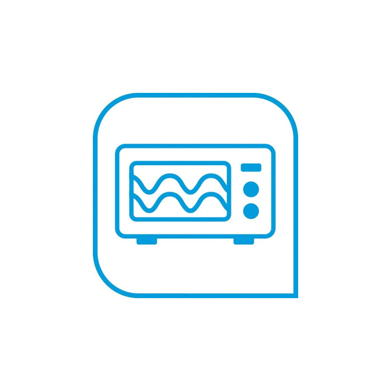 Emsa CLIP & CLOSE Frischhaltedose 0,85 Liter(transparent/blau, quadratisch)