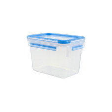 Emsa CLIP & CLOSE Frischhaltedose 1,1 Liter(transparent/blau, rechteckig, Hochformat)