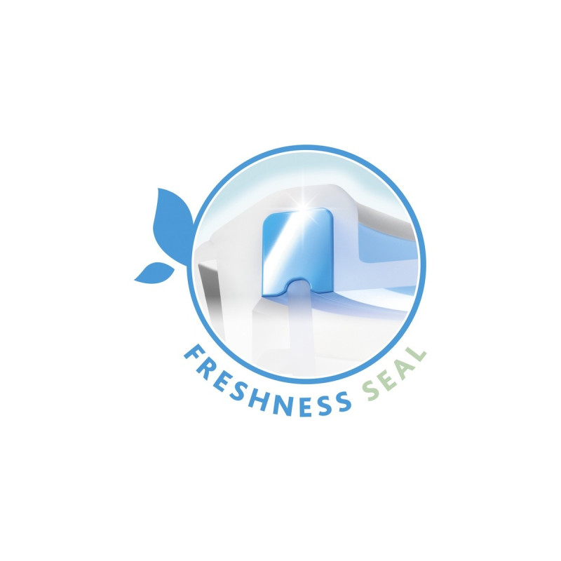 Emsa CLIP & CLOSE Frischhaltedose 8,0 Liter(transparent/blau, rechteckig, Maxiformat)