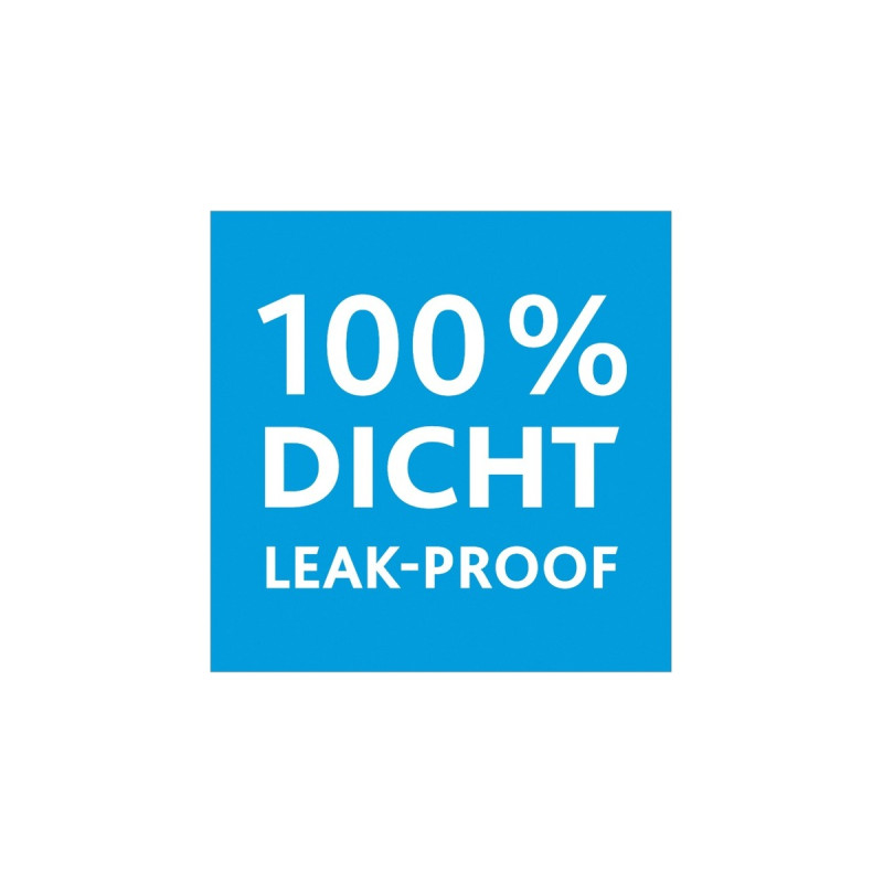 Emsa CLIP & CLOSE Frischhaltedose 8,0 Liter(transparent/blau, rechteckig, Maxiformat)