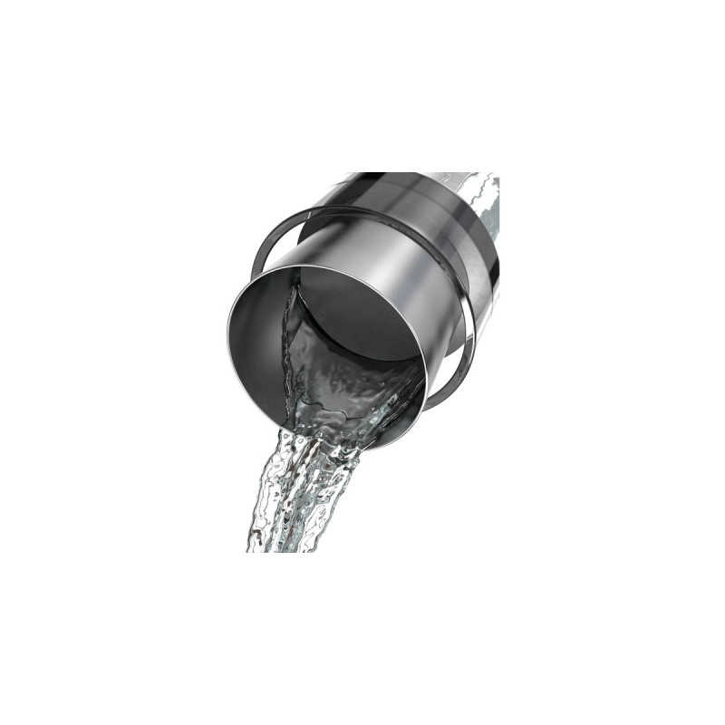 Emsa FLOW Slim Karaffe aus Glas, Kanne(transparent/edelstahl)