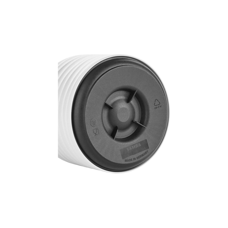 Emsa Isolierkanne SAMBA WAVE, 1 Liter(weiß, QUICK PRESS Verschluss)