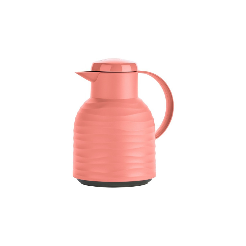 Emsa Isolierkanne SAMBA WAVE, 1 Liter(koralle, QUICK PRESS Verschluss)