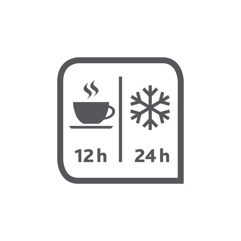 Emsa Isolierkanne SAMBA WAVE, 1 Liter(grau, QUICK PRESS Verschluss)