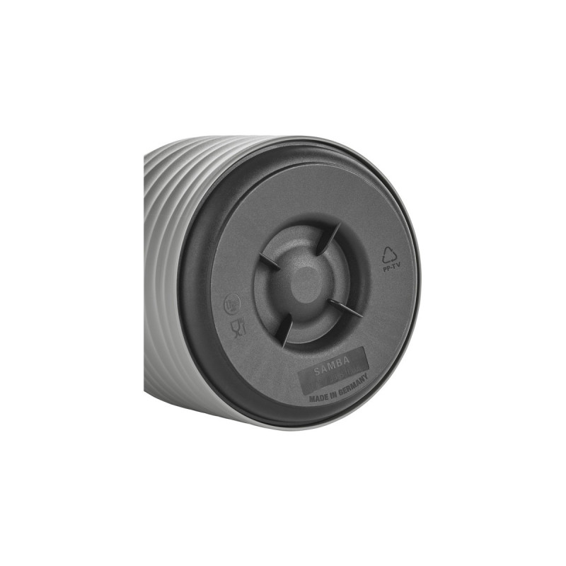 Emsa Isolierkanne SAMBA WAVE, 1 Liter(grau, QUICK PRESS Verschluss)