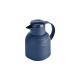 Emsa Isolierkanne SAMBA WAVE, 1 Liter(dunkelblau, QUICK PRESS Verschluss)