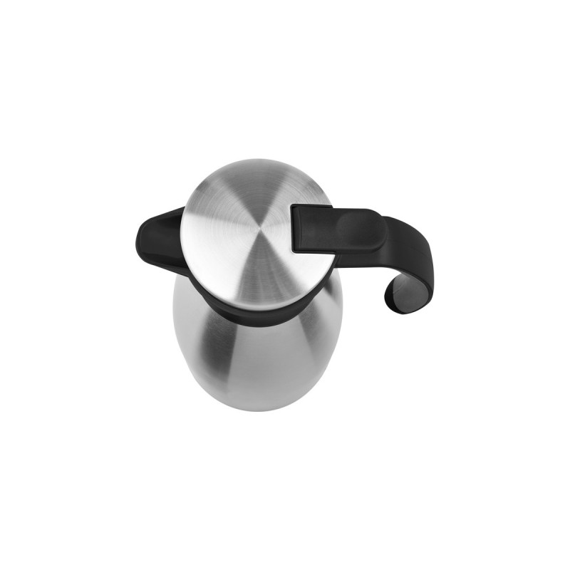 Emsa Isolierkanne SOFT GRIP, 1 Liter(edelstahl/schwarz, Quick Tip Verschluss)